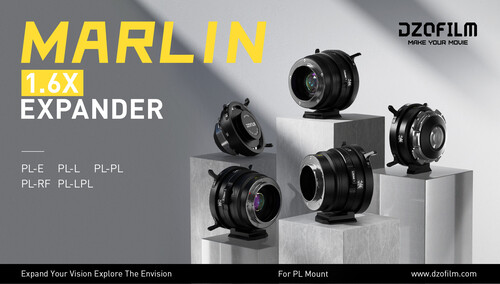Expand Your Vision, Explore The Envision丨DZOFILM Releases Marlin 1.6x Expander